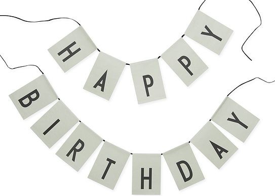 Design Letters Girlanda Happy Birthday zielona 20202002-green