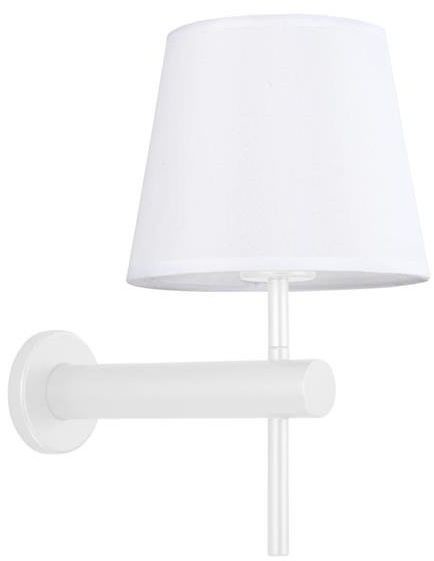 Light Prestige Nowoczesny kinkiet biały z abażurem TIVOLI LP-1133/1W WH-0
