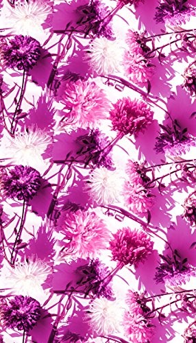 AG Design fcsl 7557 kwiaty, firanka/zasłona, część 1, materiału, wielokolorowa, 140x245 cm FCSL 7557