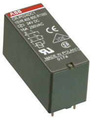 ABB Przekaźnik CR-P024AC2, A1-A2=24V AC, 2 styki c/o 8A 1SVR405601R0000 CR-P024AC2