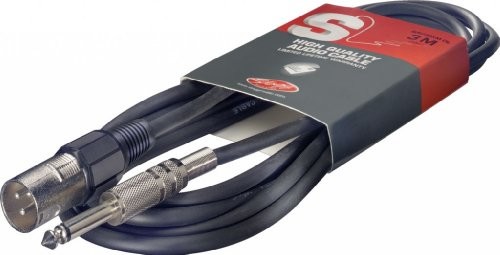 Stagg 10 ft. Deluxe audio cable Male XLR/jack żeński SAC3PXM DL