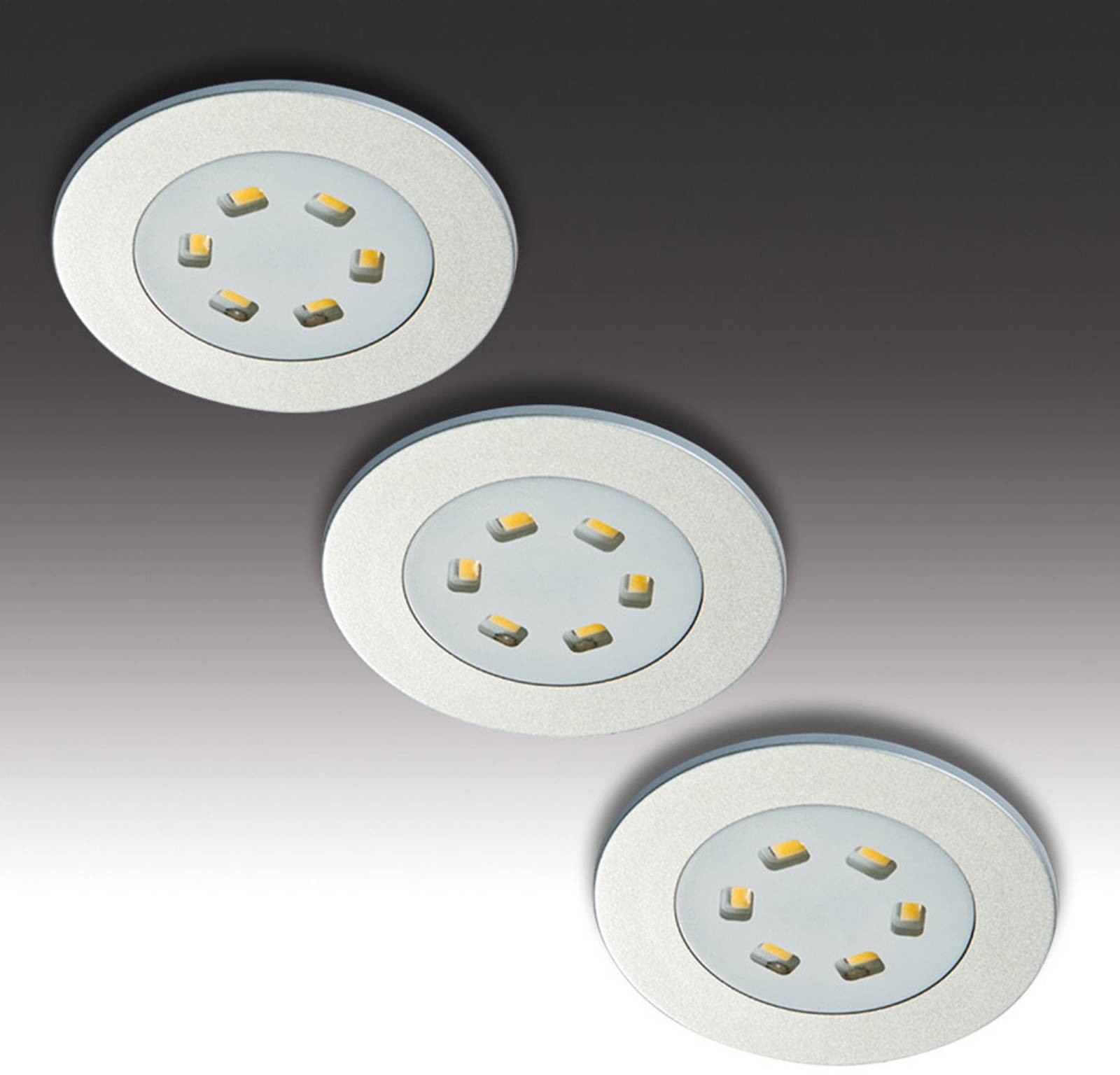 Hera Zestaw 3 szt. opraw wpuszczanych LED R 55
