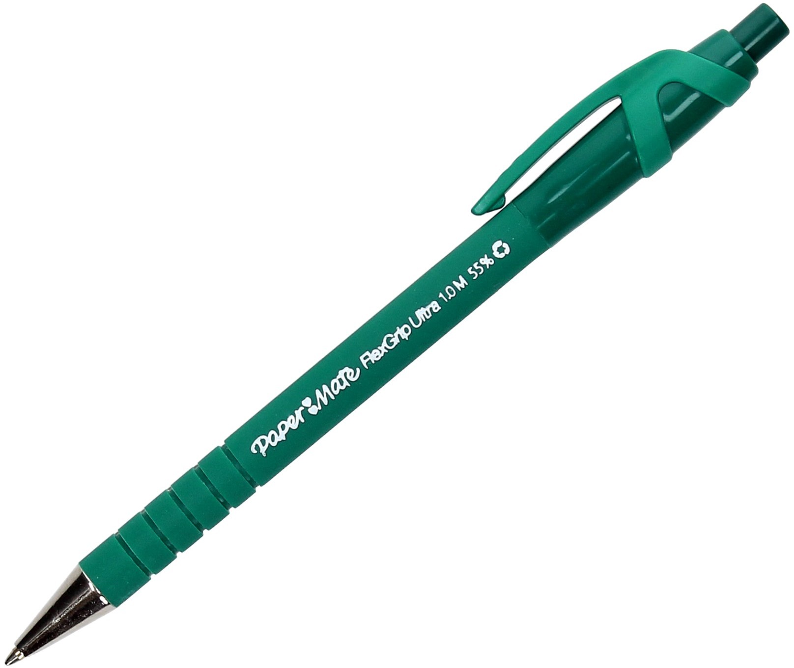 Paper Mate Długopis automatyczny 1.00mm zielony PaperMate Flexgrip