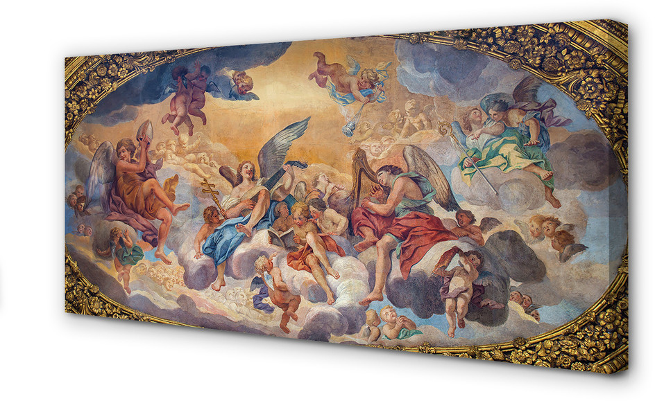 PL Tulup Obrazy na płótnie Rzym Obraz anioły 100x50cm