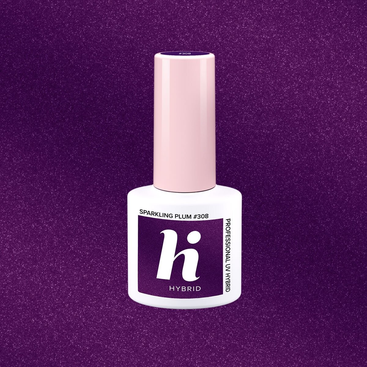 Hi Hybrid 308 Lakier Hybrydowy SPARKLING PLUM 5ml 5902751425772