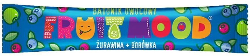 Fruit Mood Batonik żurawina-borówka Fruit Mood, 20g