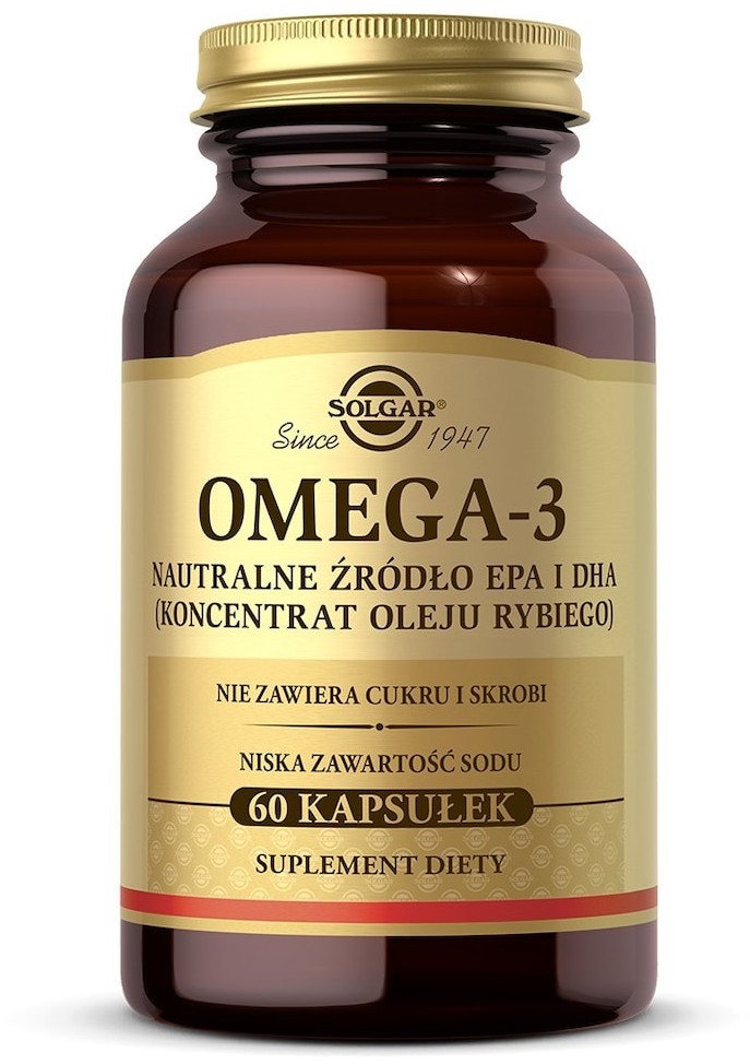 Solgar Omega-3 Naturalne źródło EPA i DHA 60 kapsułek