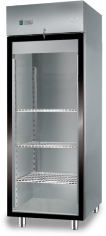 DORA METAL SZAFA CHŁODNICZA NIERDZEWNA Z DRZWIAMI PRZESZKLONYMI 700x860x2000 | DM-92102