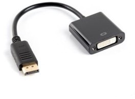 Lanberg Adapter Displayport M) > DVI-D F) 24+5) Dual Link (AD-0007-BK)