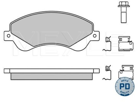 Wulf Gaertner Autoparts Zestaw klocków hamulcowych, hamulce tarczowe Wulf Gaertner Autoparts 025 244 8518/PD