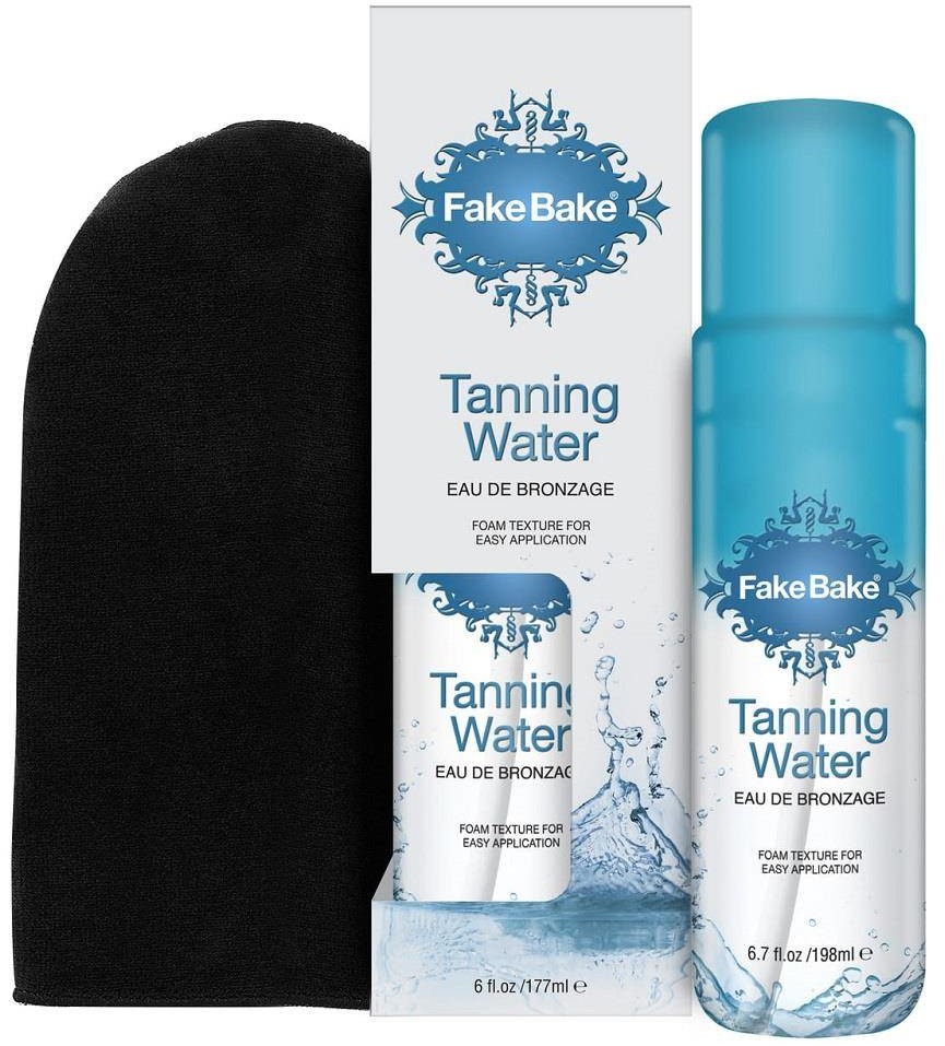 FAKE BAKE Tanning Water samoopalacz w postaci wodnej pianki 198ml + rękawica