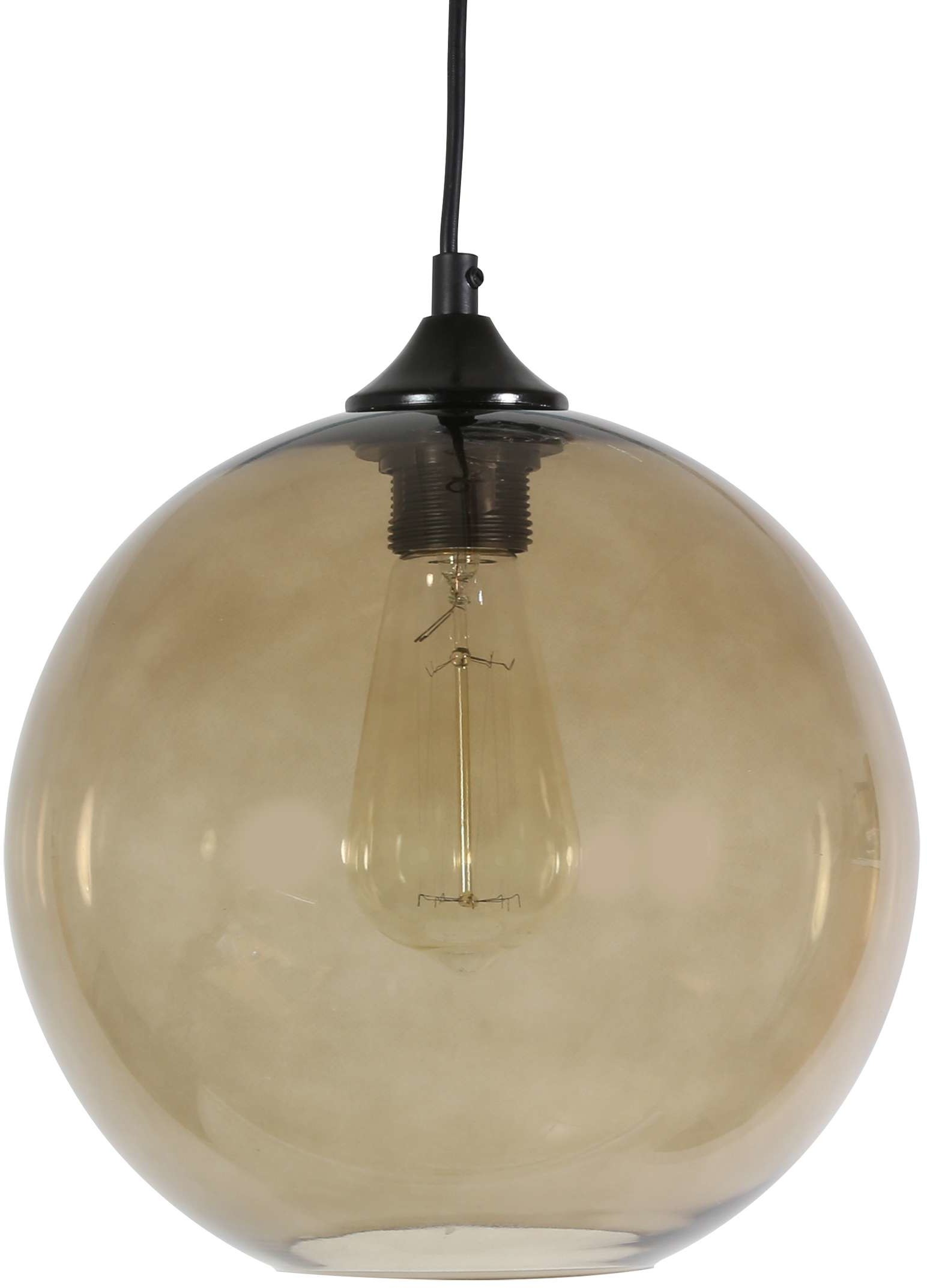 Candellux Zwis EDISON 25 1x60W E27 Brązowy + żarówka, 31-28259,