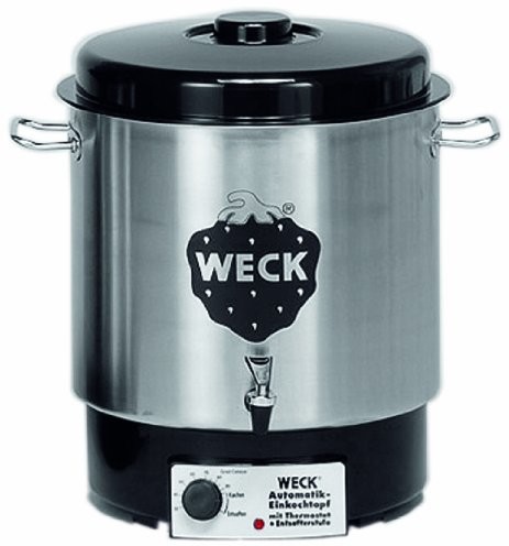 Weck wat 24 A bezpiecznik automatyczny 1800 Watt z półką na baterię, bez zegarek, ze stali nierdzewnej, 230 Watt 635767