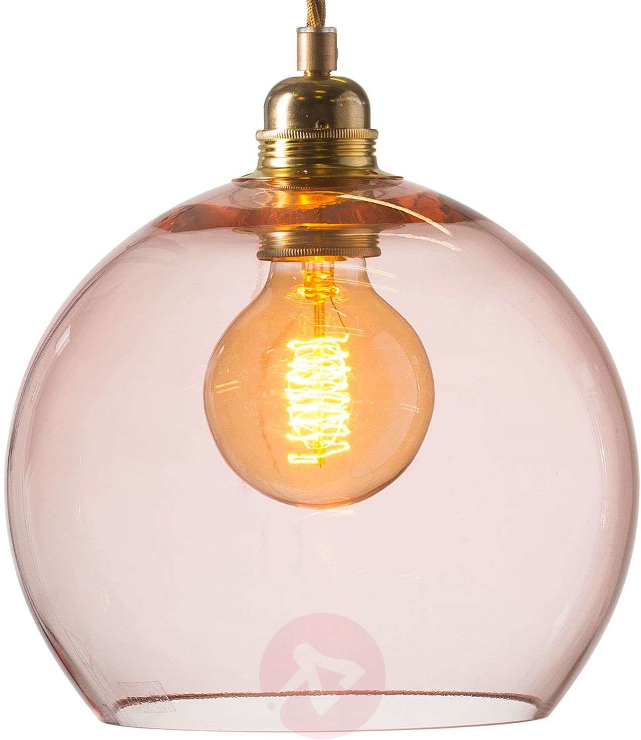 EBB & FLOW EBB & FLOW Rowan lampa wisząca różowe złoto  22cm