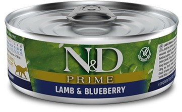 N&D Cat prime lamb & blueberry 80 g