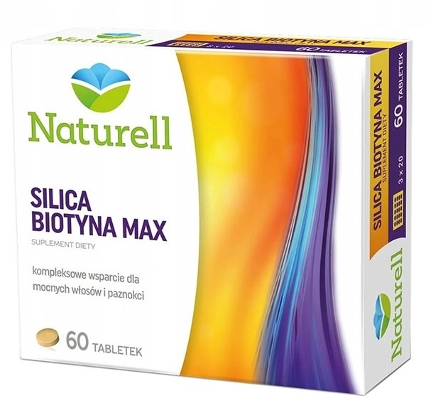 USP Zdrowie Naturell Silica Biotyna Max x60 tabletek