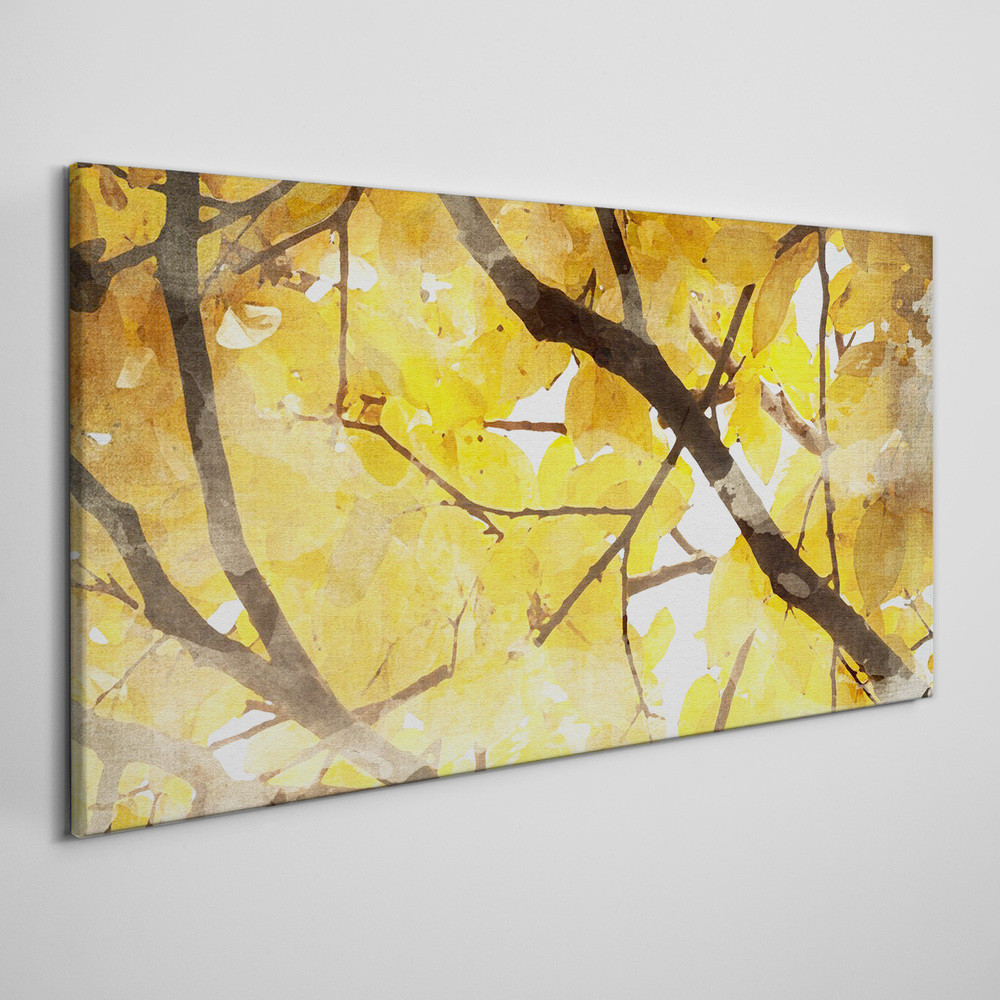 PL Coloray Obraz Canvas drzewo gałęzie liście 140x70cm