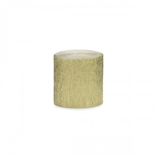 PartyDeco Krepa dekoracyjna złota 5 cm szer. 10 m 4 szt. KREP1-019
