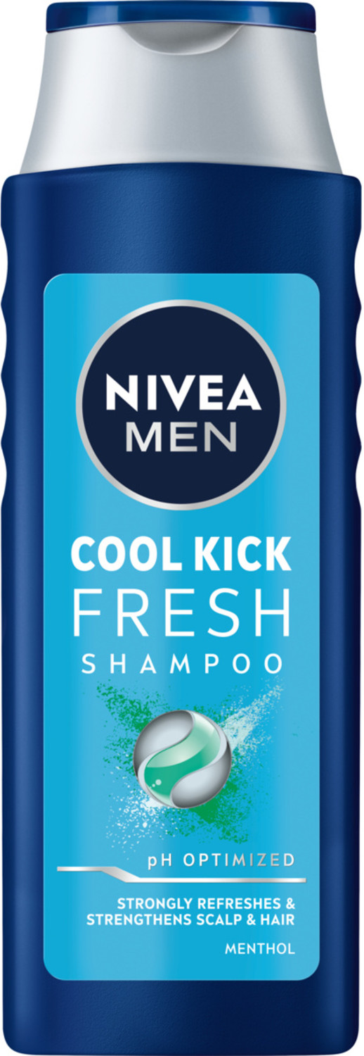 Nivea Men Cool Fresh odświeżający szampon do włosów normalnych lub przetłuszczających się męski, 400 ml
