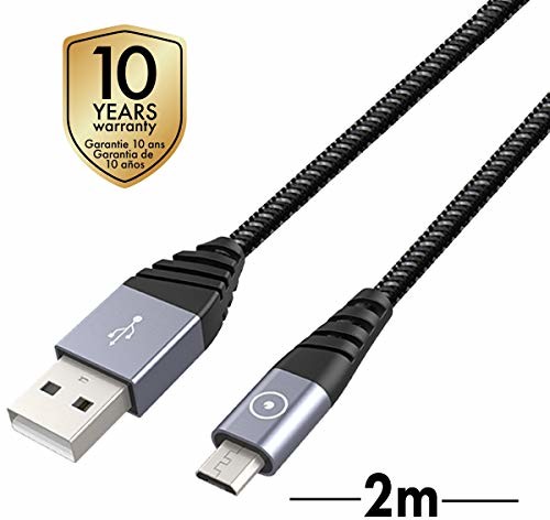 Muvit Tiger kabel micro-USB, 2 m, szary TGUSC0006