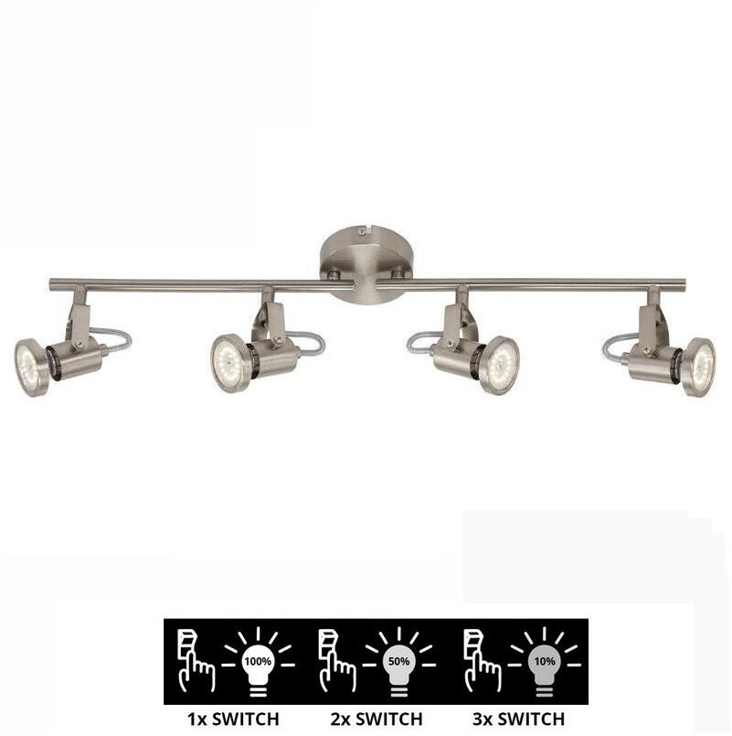 Briloner 2712-042 - LED Ściemnialne oświetlenie punktowe SEMPLICE 4xGU10/5W/230V