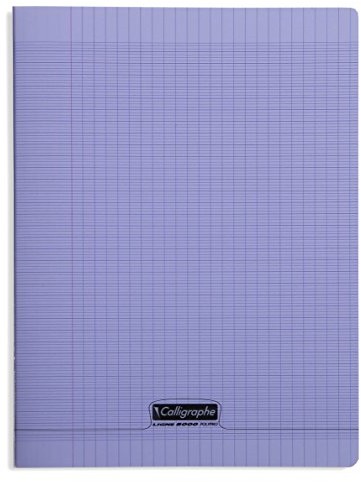 Clairefontaine 18397 °C 24 x 32 cm Seyes linie zeszytowym i zapis notebook o pojemności 96 arkuszy  lila 18397C