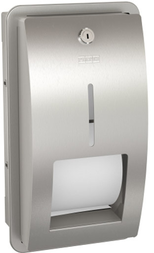 Franke Uchwyt na papier toaletowy  max 120 mm z rolką zapasową - wnękowy STRATO