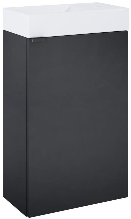 SENSEA Zestaw szafka z umywalką Katalonia Black 40 Sensea