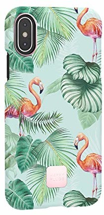 Happy plugs 9321 Iphone X/XS Case, Pink Flamingos 9321