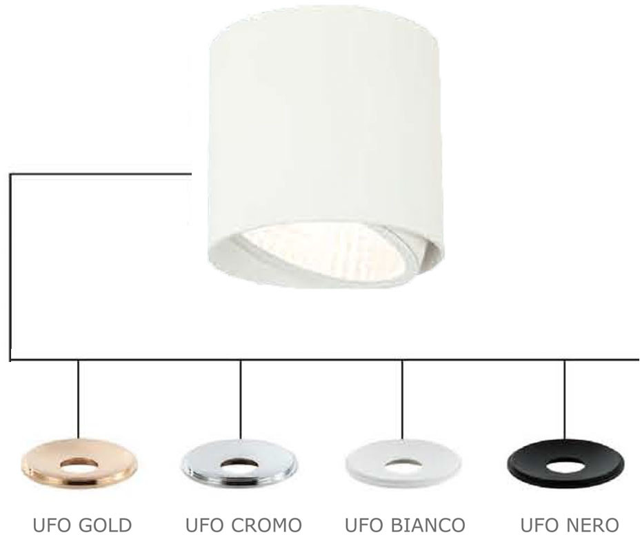 Orlicki Design Oprawa sufitowa Neo Bianco Mobile Ufo Gold OR83903 OR83903