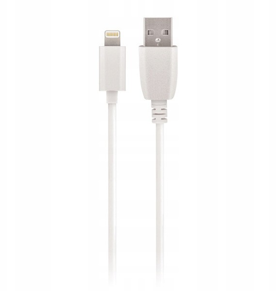 Zdjęcia - Kabel Maxlife  USB - Lightning 3,0 m 2A biały