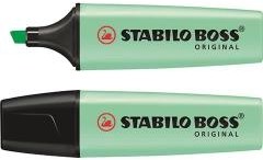 STABILO Zakreślacz Boss pastelowy zielony (10szt)