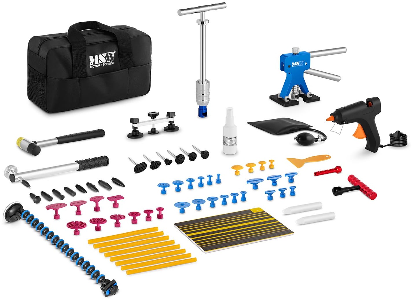 MSW Zestaw do usuwania wgnieceń PDR - 70 elementów MSW-DENTPULLER.SET3
