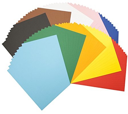 Bringmann Papier kolorowy Block A4 posortowane pod względem koloru 100 arkuszy. 605