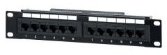 Equip Patch Panel 12 port 1U kat5e czarny 10 208015