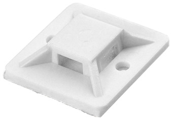 Orno Uchwyt opaski kablowej, samoprzylepny, 20x20 mm, biały, 50 sztuk OR-AE-13201/50