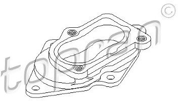 TOPRAN Podstawka gaźnika TOPRAN 100 226