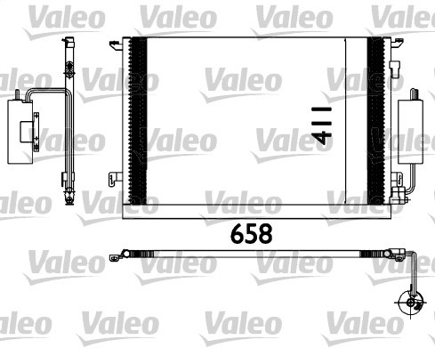 Valeo Skraplacz, klimatyzacja 817648