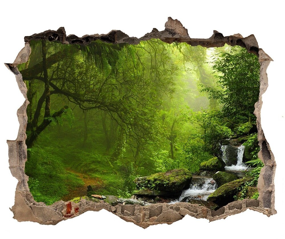 Wallmuralia.pl naklejka fototapeta 3D widok Dżungla w Nepalu