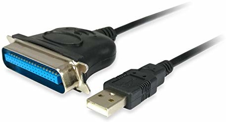 Equip Equip Kabel przejściowy USB na równoległy 1,5 m czarny 133383