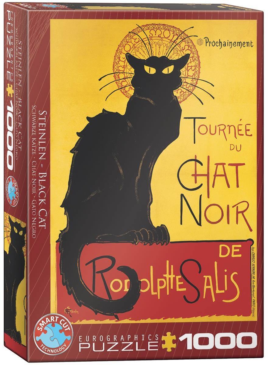 Eurographics Puzzle 1000 Chat Noir 6000-1399 -