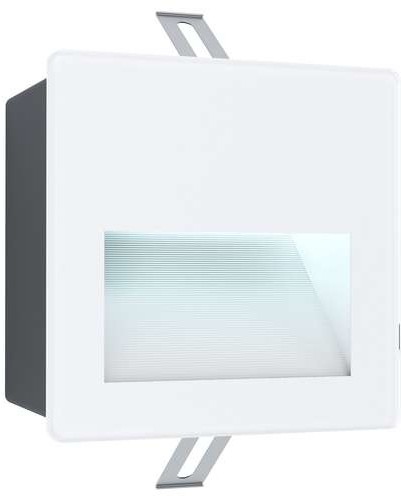 Eglo Aracena 99575 kinkiet lampa ścienna zewnętrzna IP65 3,7W LED biały/czarny