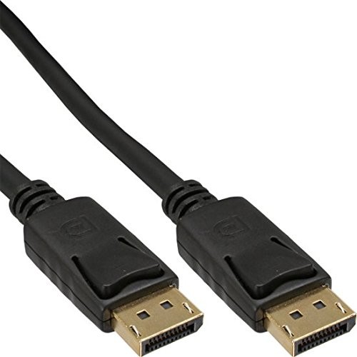 InLine 17155p kabel DisplayPort, pozłacane styki, 0,5 m Czarny 17155P