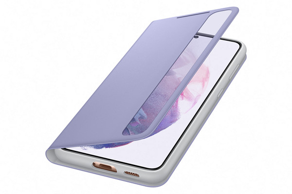 IziGSM Samsung Galaxy S21 Plus Smart Clear View Cover - Violet EF-ZG996CVEGEW