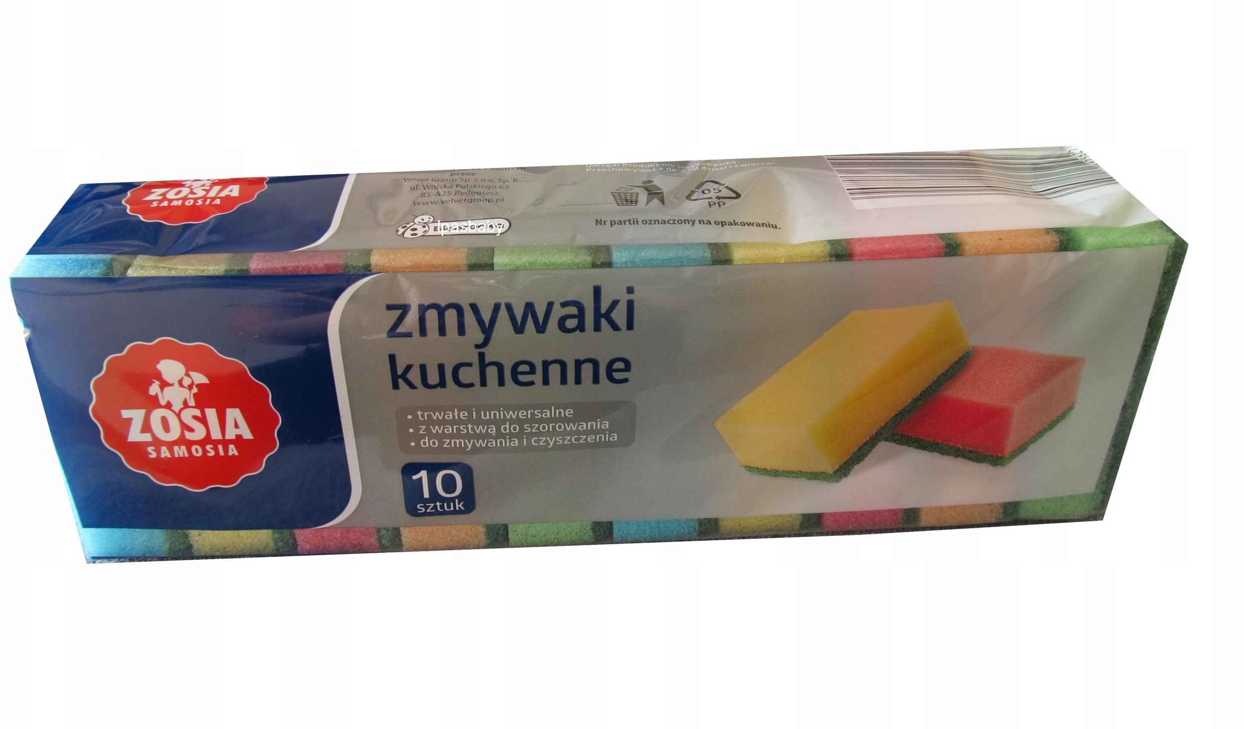 Zosia Samosia zmywaki kuchenne 10SZT