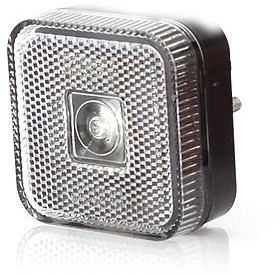 WAŚ Lampa LED obrysowa przednia biała kwadratowa (303) was303