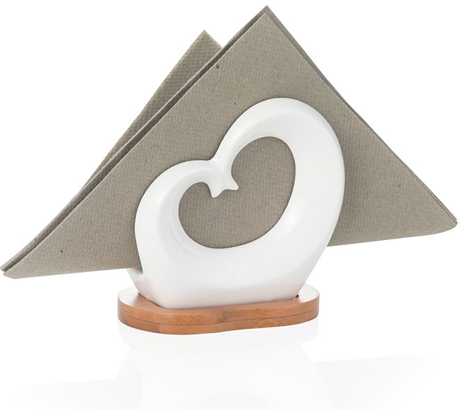 Brandani Serwetnik Napkin Holder biały 54145