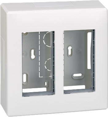 EMITER S Obudowa-natynkowa-SIMON-500-2×S500-4×K45-czysta-biel 51000002-030