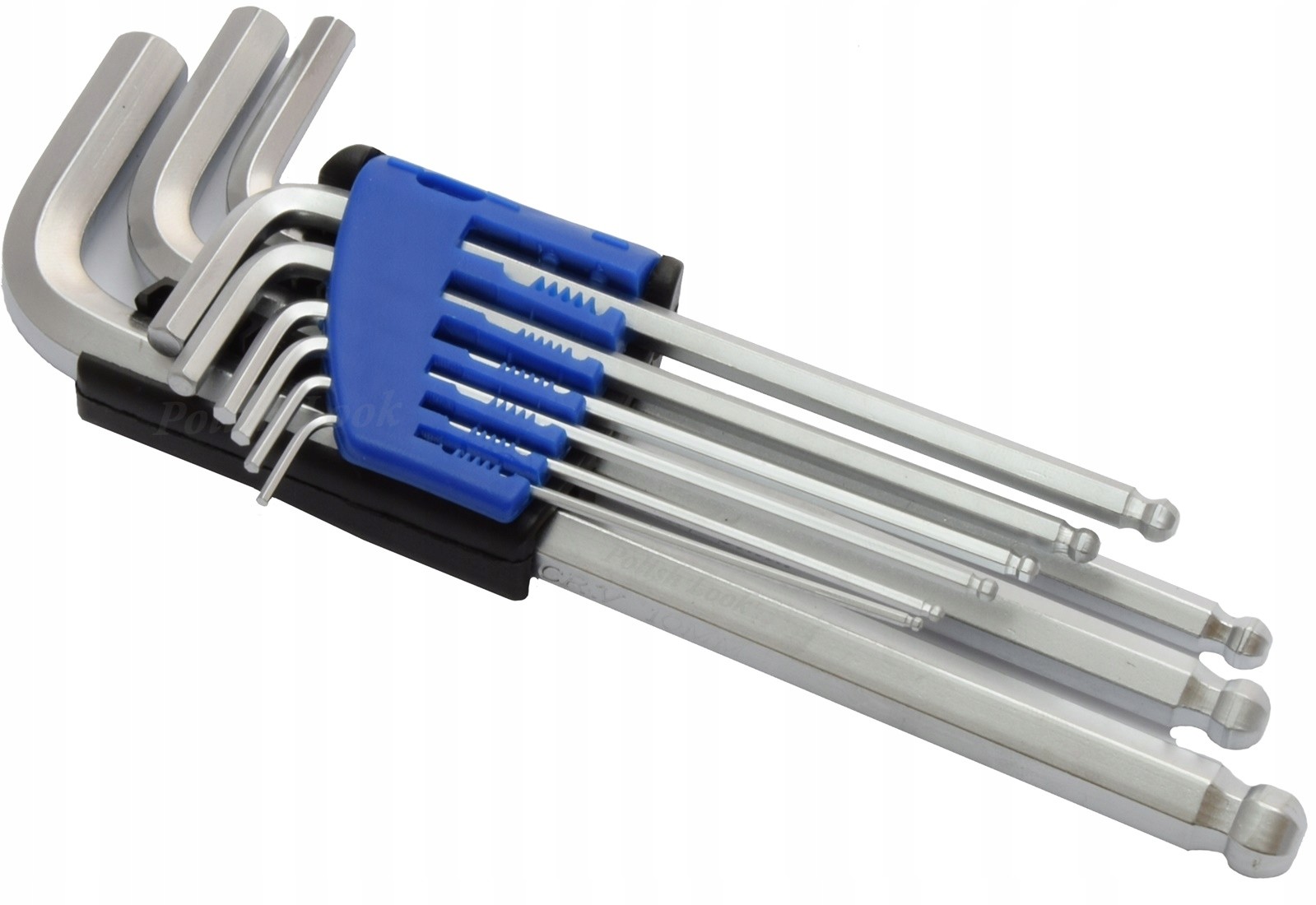 Klucze imbusowe imbusy Hex 1,5-10mm CrV 9el