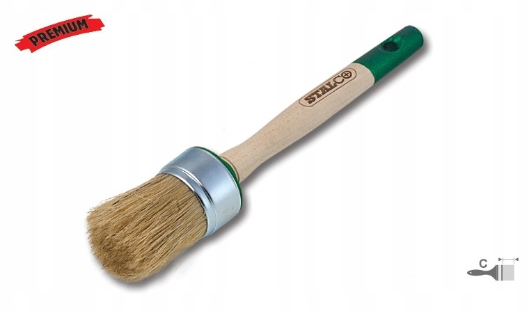 Stalco Pędzel okrągły 30mm Premium